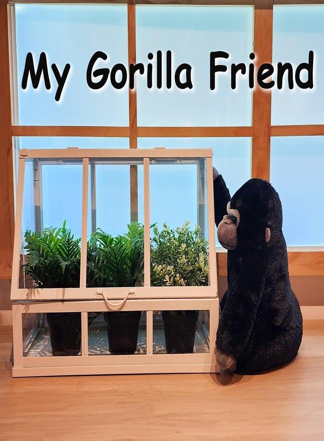 WEIGEDU Black Gorilla Stuffed Animals, Gorilla Apes Plush Toys for Boy Girl Kids Birthday, 12 inches - Image 5